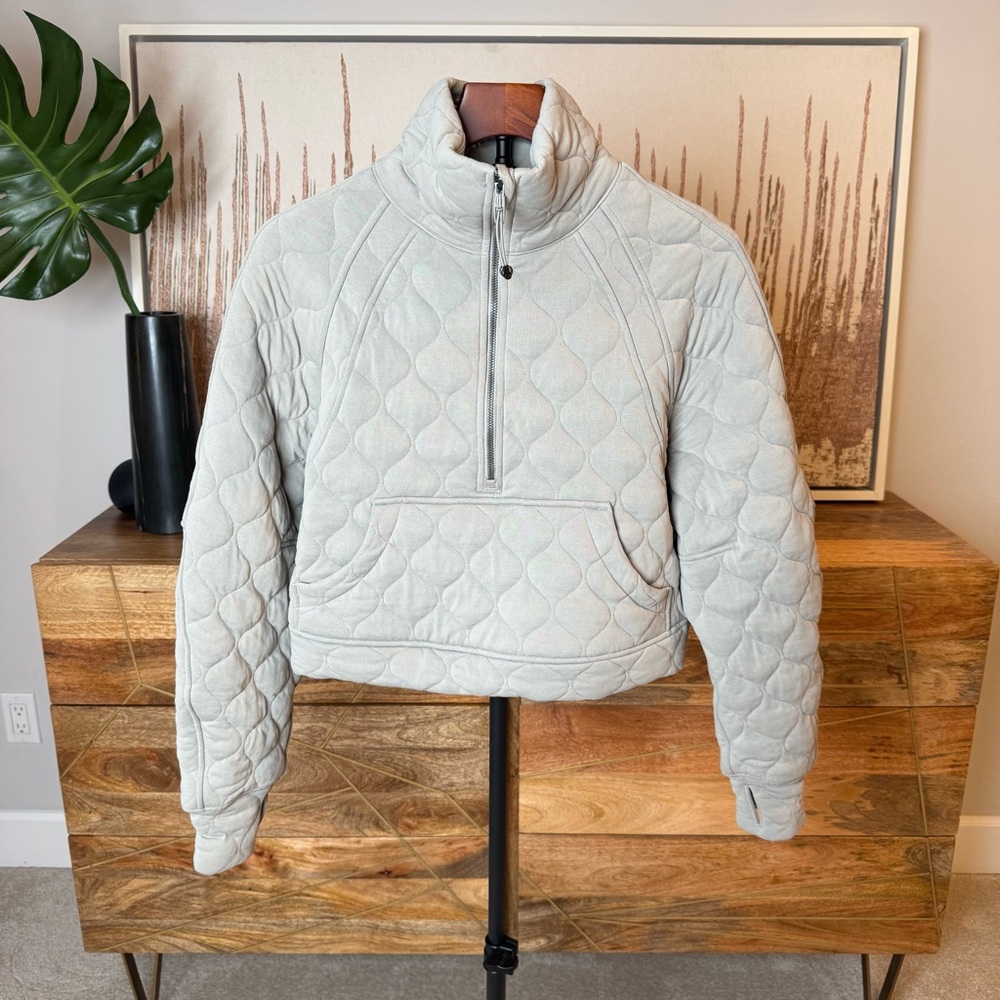 Lululemon Scuba Oversized Quilted Half Zip XS